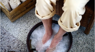 the adoption of pedal baths